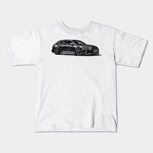 RS6 car Kids T-Shirt